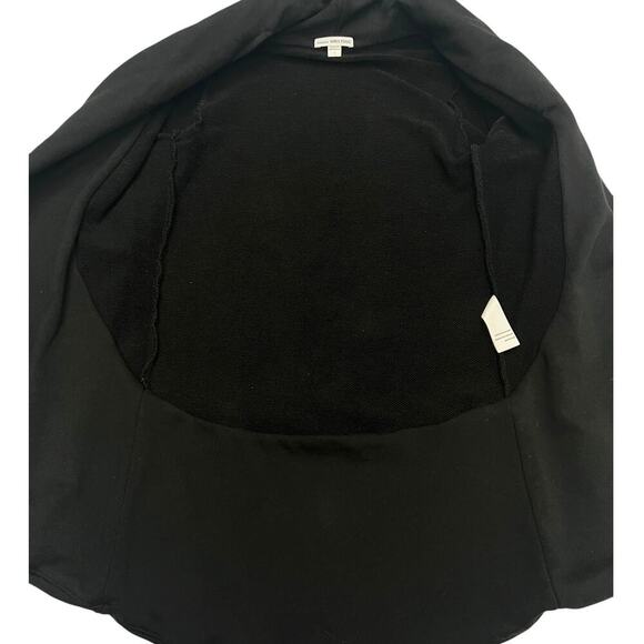 Standard James Perse Shawl Collar Open Front Cotton Jacket Black size 1/Small - Picture 4 of 5